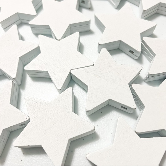 Christmas Farmhouse Star Ornaments | 24 Pieces - Picture 7 of 8